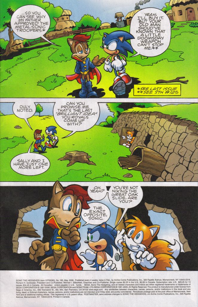 Sonic - Archie Adventure Series May 2006 Page 1